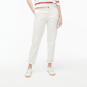 J. Crew High-Rise Girlfriend Chino Pant, 4, NWT